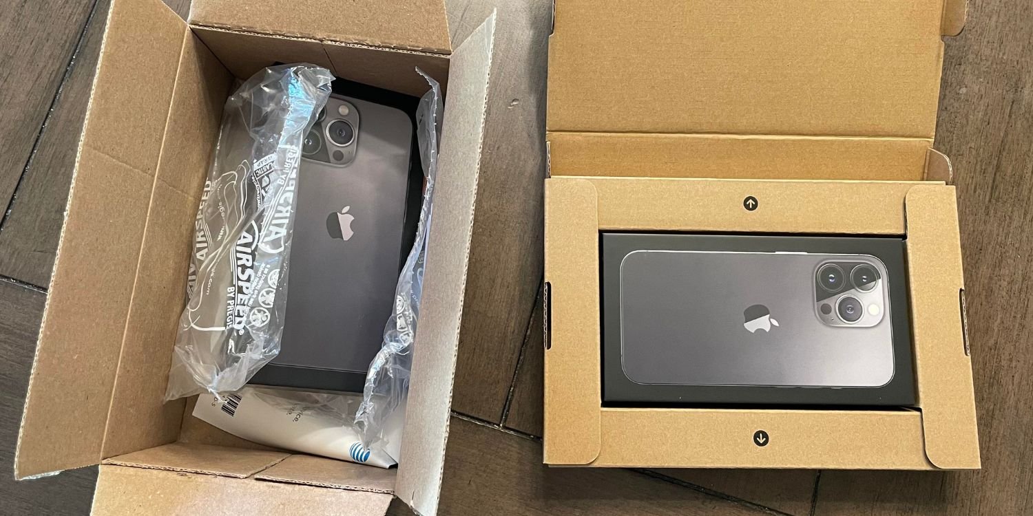 iphones packed for shipment